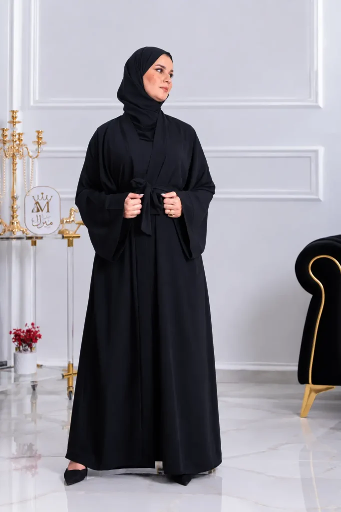 ABAYA LIN BRODÉE